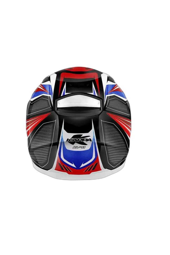 KAPPA KV41 Dallas Moto integrali Caschi Rosso Blu Bianco 