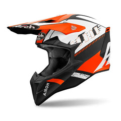 AIROH WRAAAP FEEL Motocross Moto Enduro Caschi Arancio Opaco