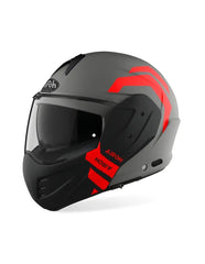 AIROH MATHISSE ILLUSION  Flip Up Moto Modulare Caschi Arancio Opaco