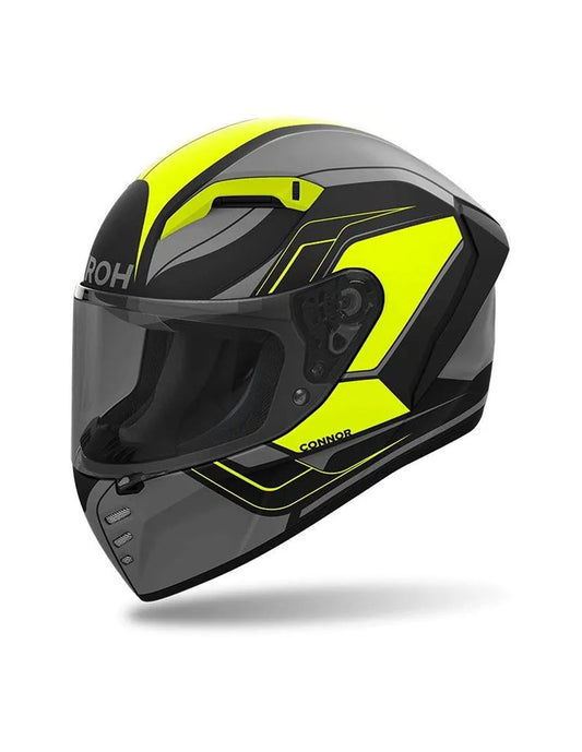 AIROH CONNOR DUNK Moto Integrali Caschi Giallo opaco
