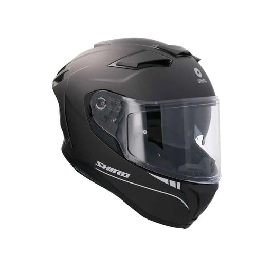 SHIRO FF939 Alpha Moto Integrali Caschi Opaco Nero 
