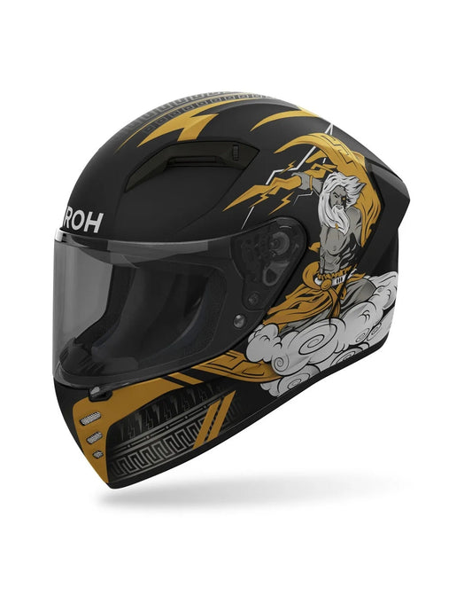 AIROH CONNOR ZEUS Opaca Moto Integrali Sports Caschi