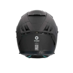 SHIRO FF939 Alpha Moto Integrali Caschi Opaco Nero 