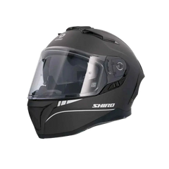 SHIRO FF939 Alpha Moto Integrali Caschi Opaco Nero 
