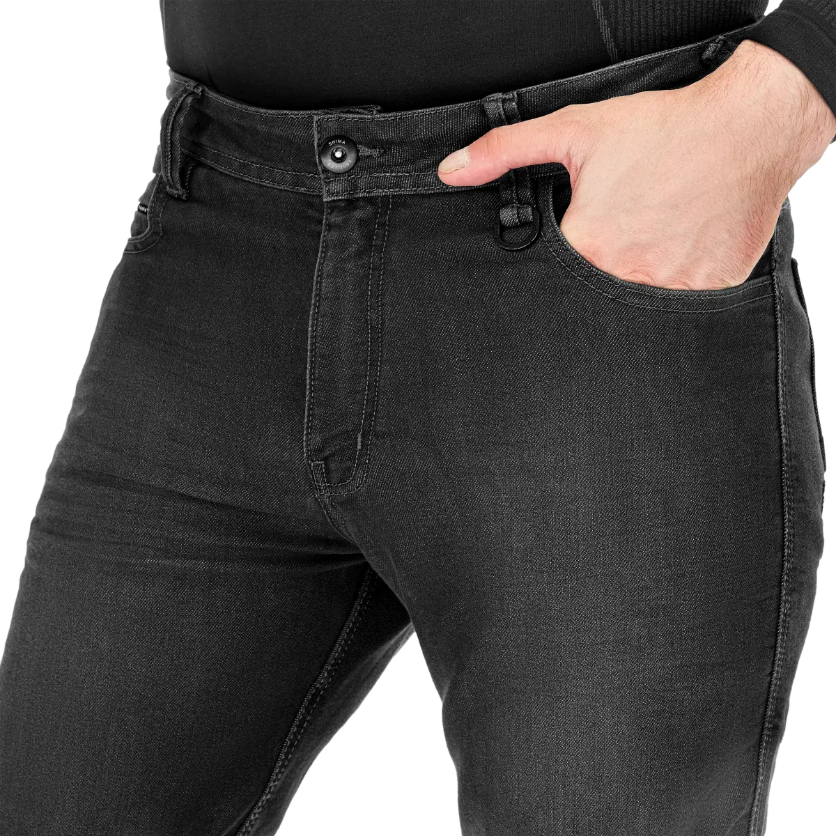SHIMA RIDGE URBANO DE MOTOCICLISMO TURISMO PANTALONE HOMBRE NEGRO 