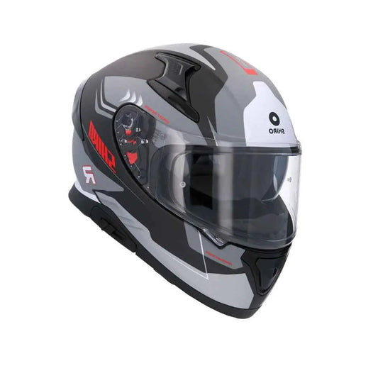 SHIRO Katana Motociclo Integrali Caschi Opaco Nero Grigio Bianco 