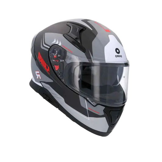 SHIRO Katana Motociclo Integrali Caschi Opaco Nero Grigio Bianco 