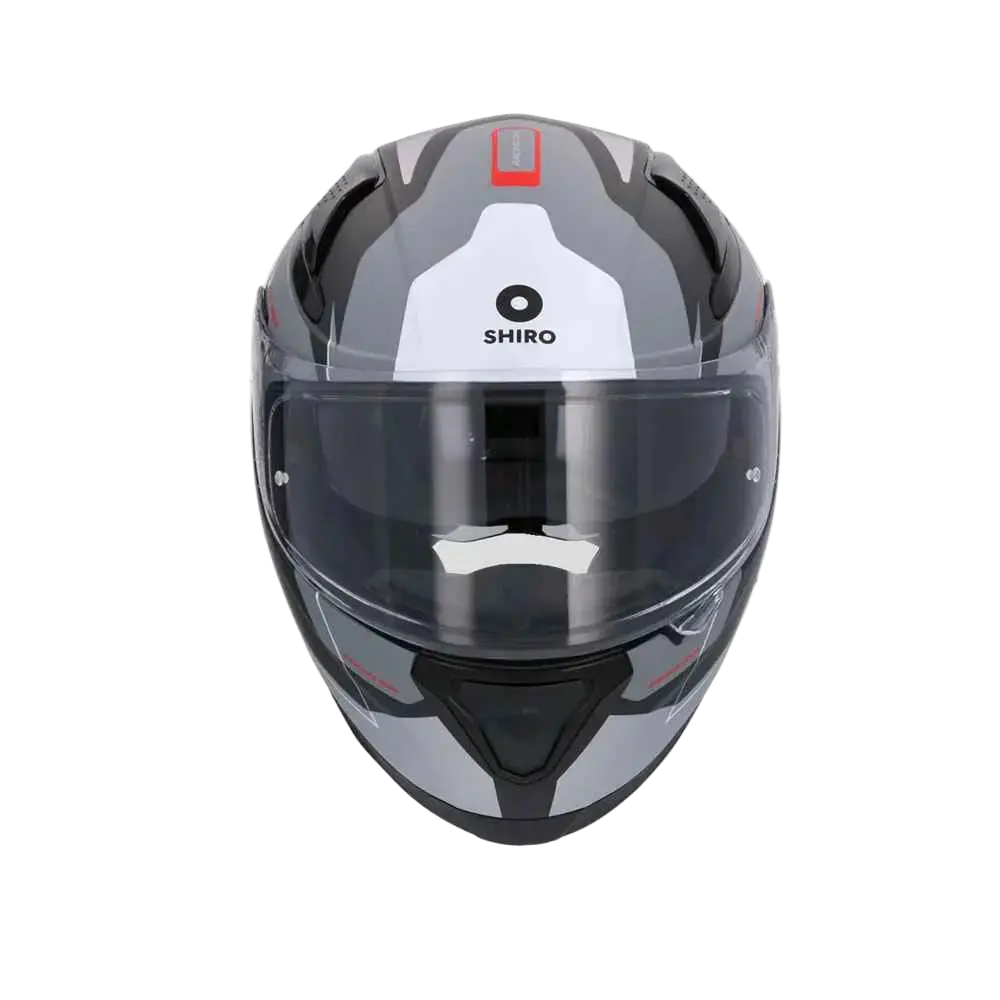 SHIRO Katana Motociclo Integrali Caschi Opaco Nero Grigio Bianco 