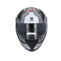 SHIRO Katana Motociclo Integrali Caschi Opaco Nero Grigio Bianco 