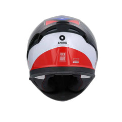 SHIRO KATANA MOTO CASCHI INTEGRALI NERO BIANCO BLU 