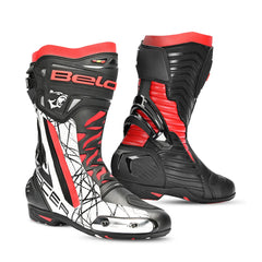 Stivale Moto Bela Air Rider Racing Nero Rosso - Yamoto.it