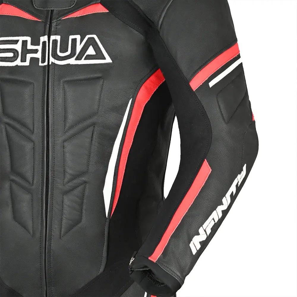 Shua Infinity Nero Rosso1PC Tute da Moto in Pelle Uomo  elbow