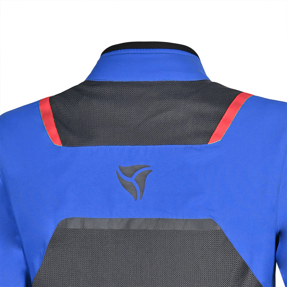 R-TECH SPIRAL MESH GIACCA MOTO UOMO BLU/GRIGIO/ROSSO 