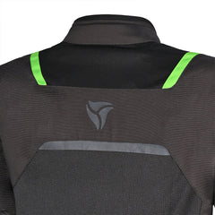R-TECH SPIRAL MESH CHAQUETA DE MOTO DE HOMBRE TEXTIL  MUD NEGRO VERDE 