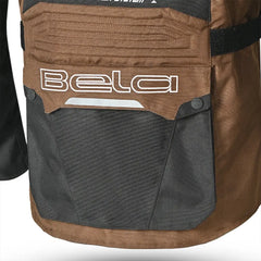Bela Watson Giacca Touring Nera/Marrone 