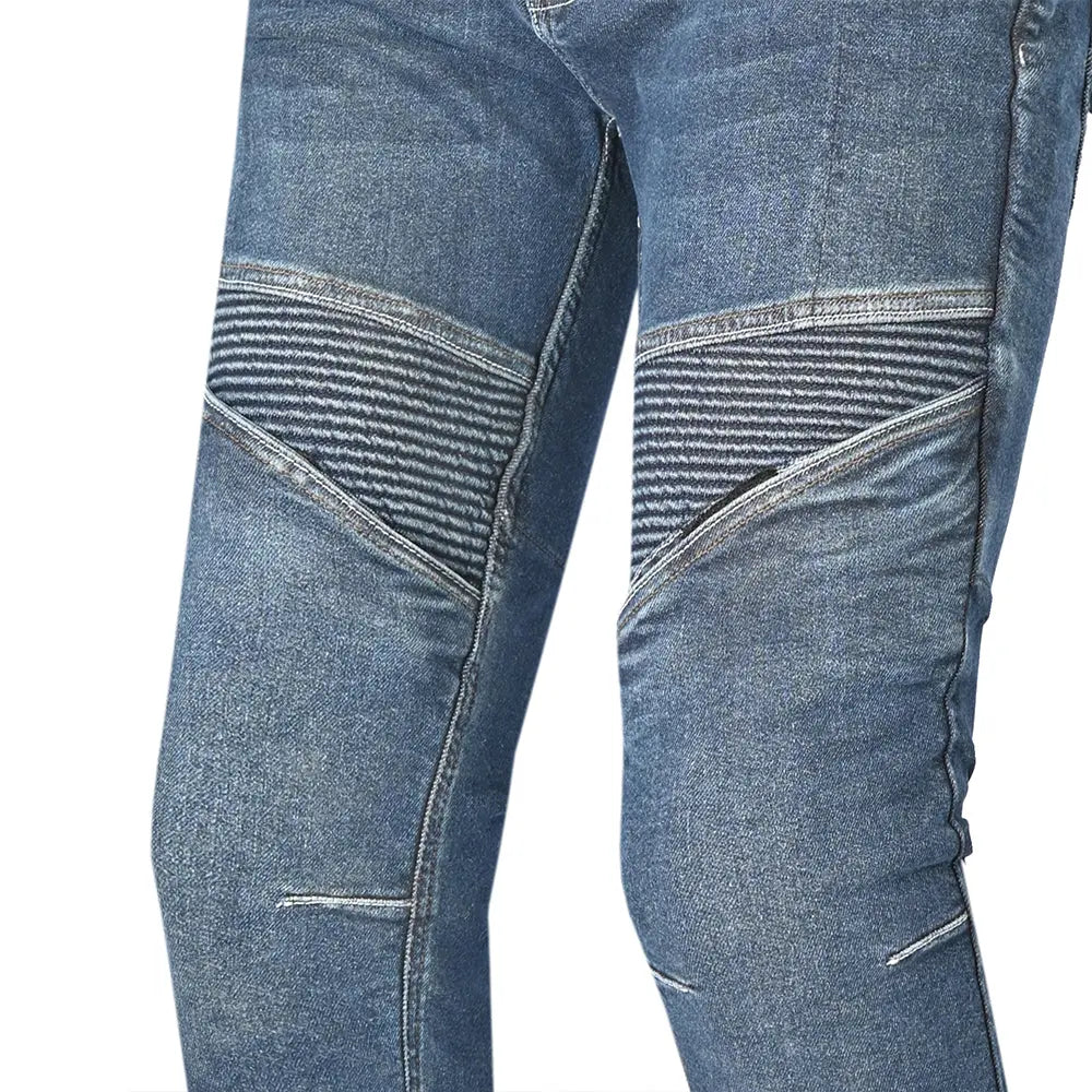 Bela Rosekin Jeans Moto per Donna - Blu 