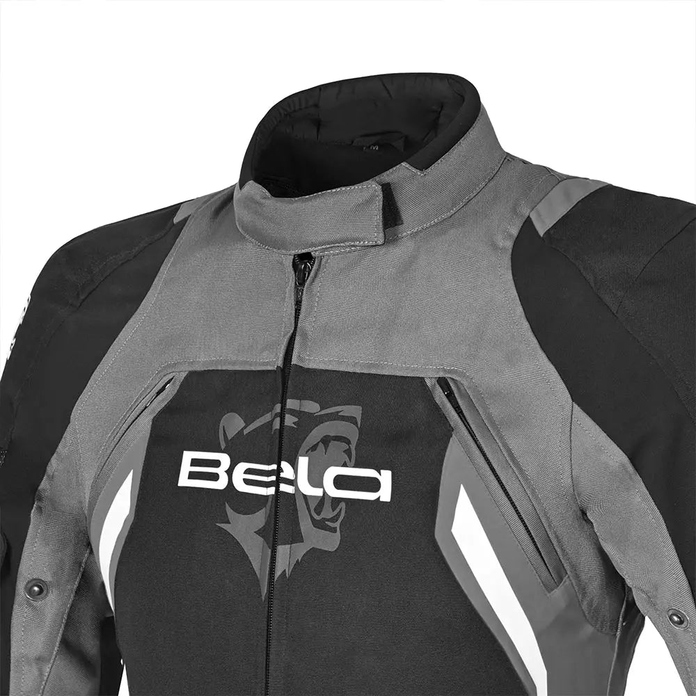 BELA CORDANIEL MUJER MOTO CHAQUETA NEGRO GRIS
