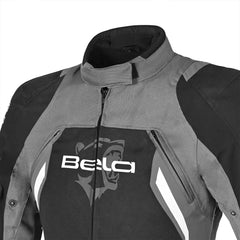 BELA CORDANIEL MUJER MOTO CHAQUETA NEGRO GRIS