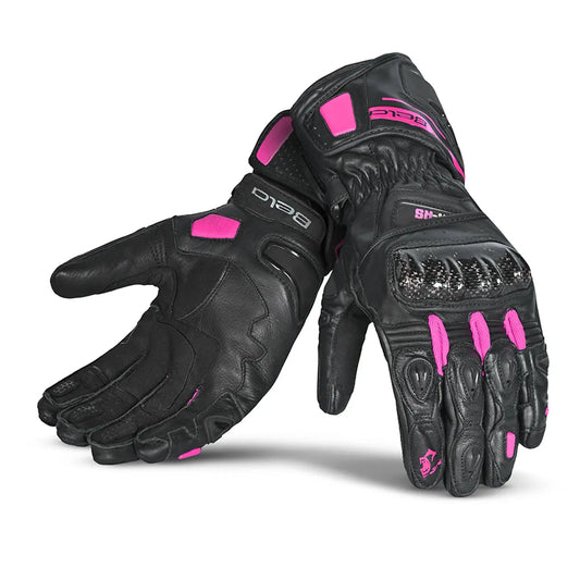 Bela Venom RS Lady Guanti da corsa per donna Nero/Rosa 
