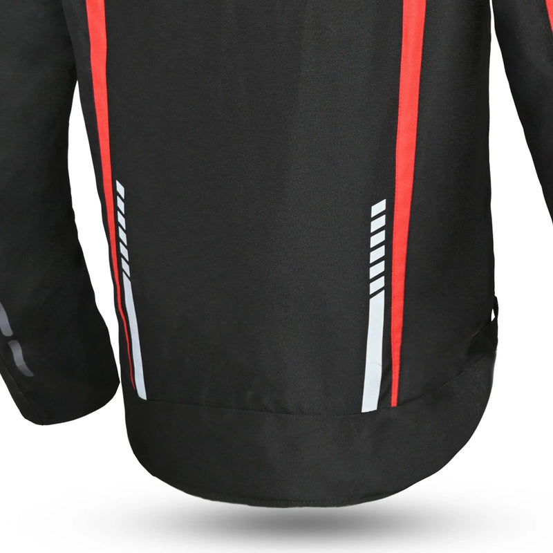 R-Tech Marshal Rosso Giacche Moto Tessile