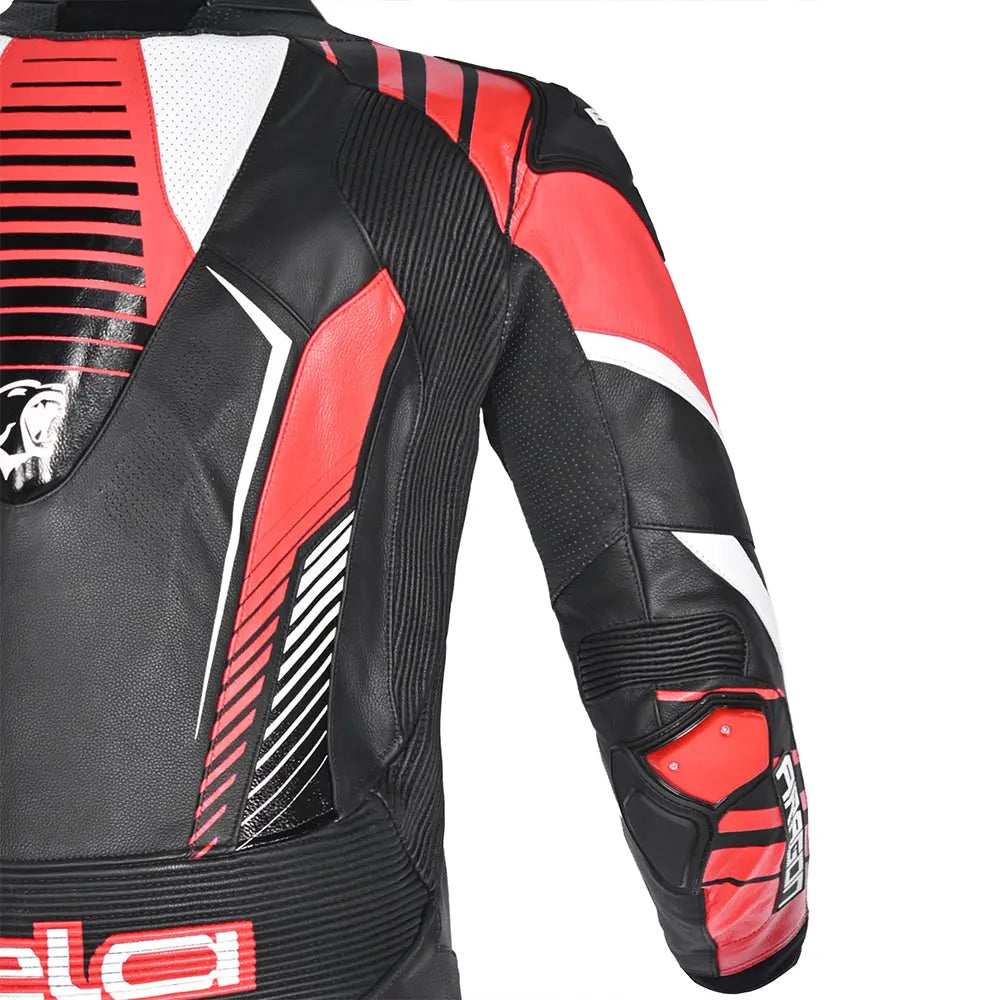 Bela Aragone Tuta da moto Nera/Rossa intera (1 PZ) 