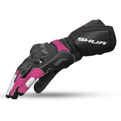 SHUA RANGER PRO guanti da donna nero bianco fucsia 