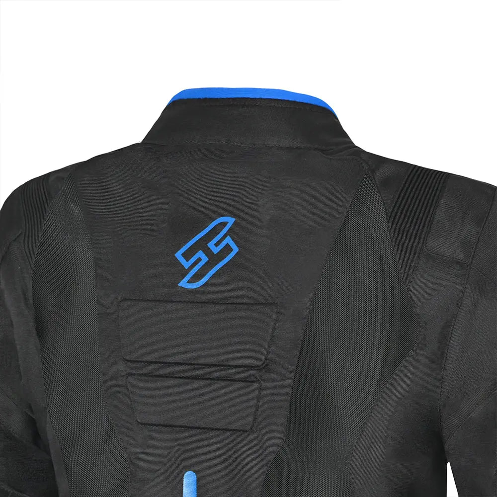SHUA - GIACCA IN TESSUTO GRAVITY LITE NERO/BLU/GRIGIO Estivo traforato Uomo 