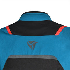 R-TECH SPIRAL MESH CHAQUETA DE MOTO DE HOMBRE TEXTIL  AZUL CLARO NEGRO ROJO