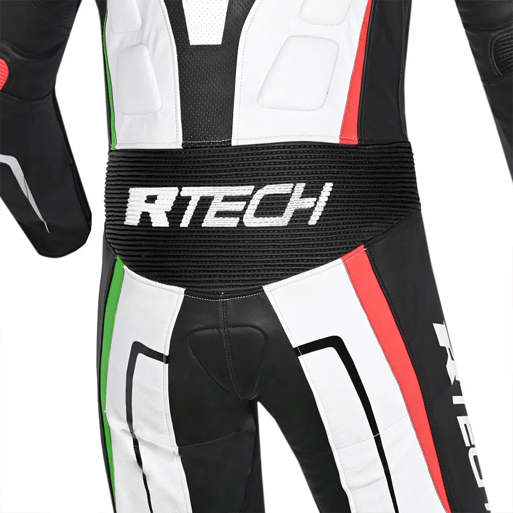 RTech Defender GP tute de moto Nero/ Blanco/ Rosso / verde 
