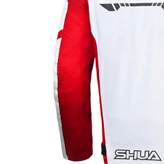 Shua Immortal Jacket impermeabile Rosso back under arm left