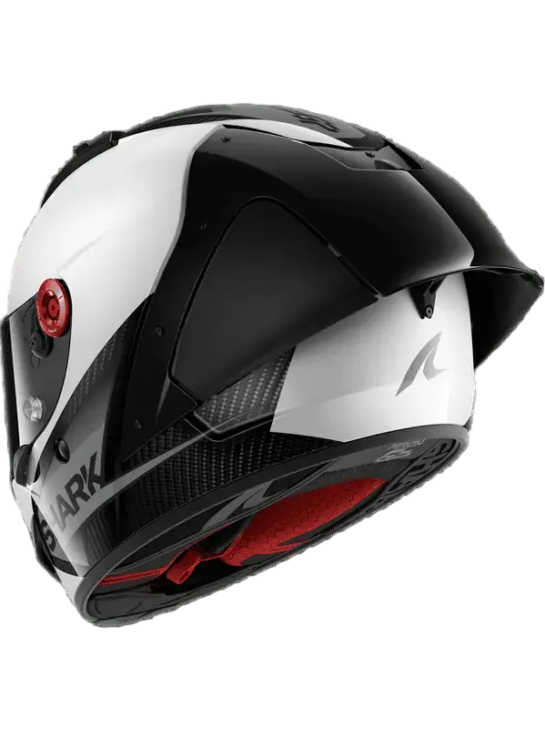 SHARK AERON-GP BLANK SP Carbon Caschi Integrali Bianco Anthracite 