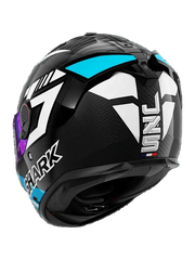 SHARK SPARTAN GT PRO CARBON ZARCO TRACK RACER Caschi Bianco Blu 