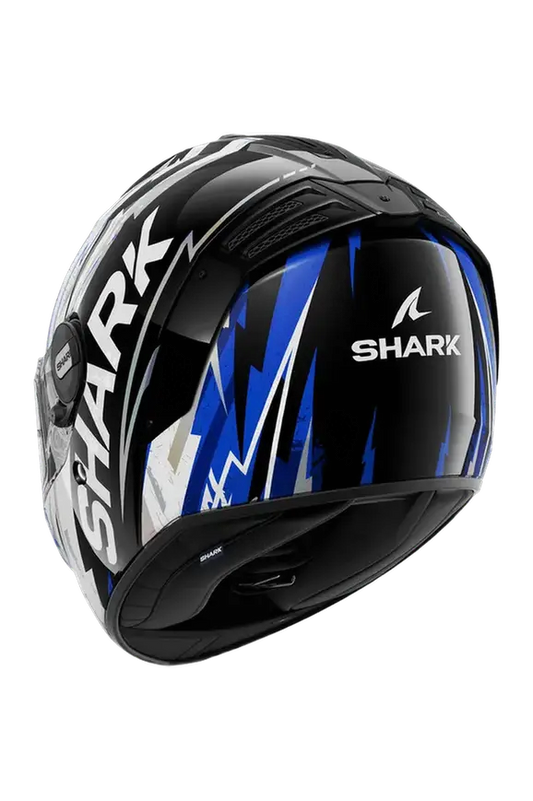 SHARK SPARTAN RS HIBOLT Moto Integrali Caschi Nero Blu Cromo – Yamoto.it