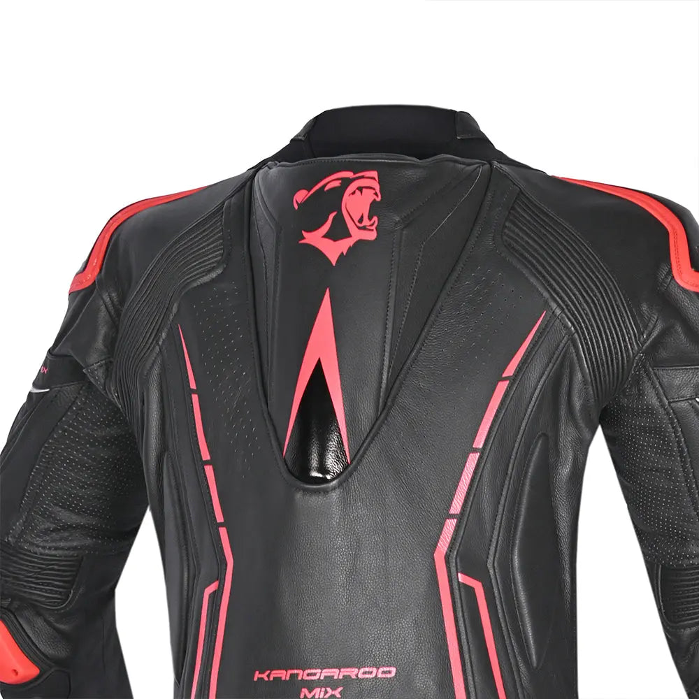 BELA-MONO 1PC ROCKET MIX CANGURO NERO/ROSSO back shoulder