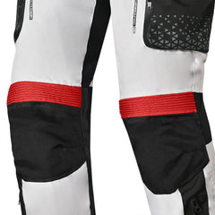 BELA CROSSROAD EXTREME WP PANTALONI UOMO MOTO TESSUTO GHIACCIO GRIGIO ROSSO 