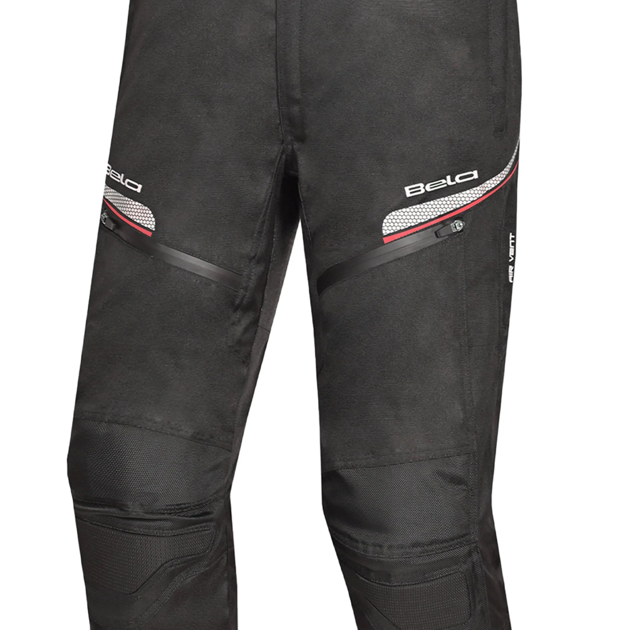 Bela Calm Digger pantaloni per Uomo 32L Nero Rosso 
