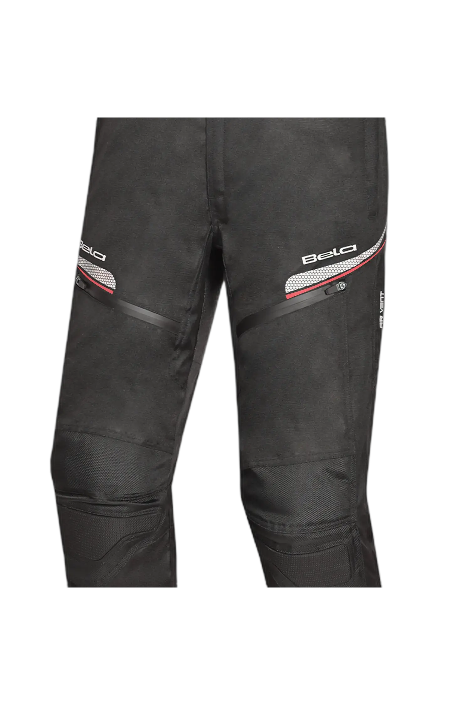 Bela Calm Digger pantaloni per Uomo 32L Nero Rosso 