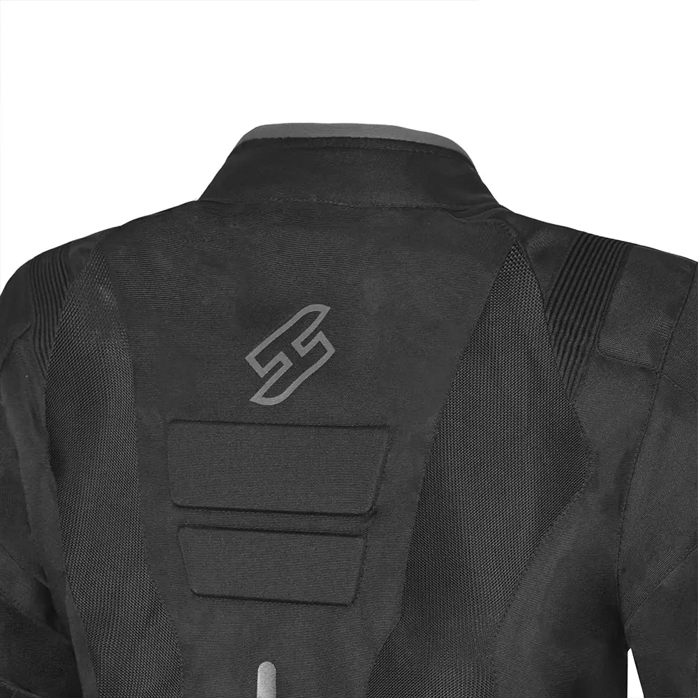 SHUA - GIACCA IN TESSUTO GRAVITY LITE NERO/GRIGIO Estivo traforato Uomo 