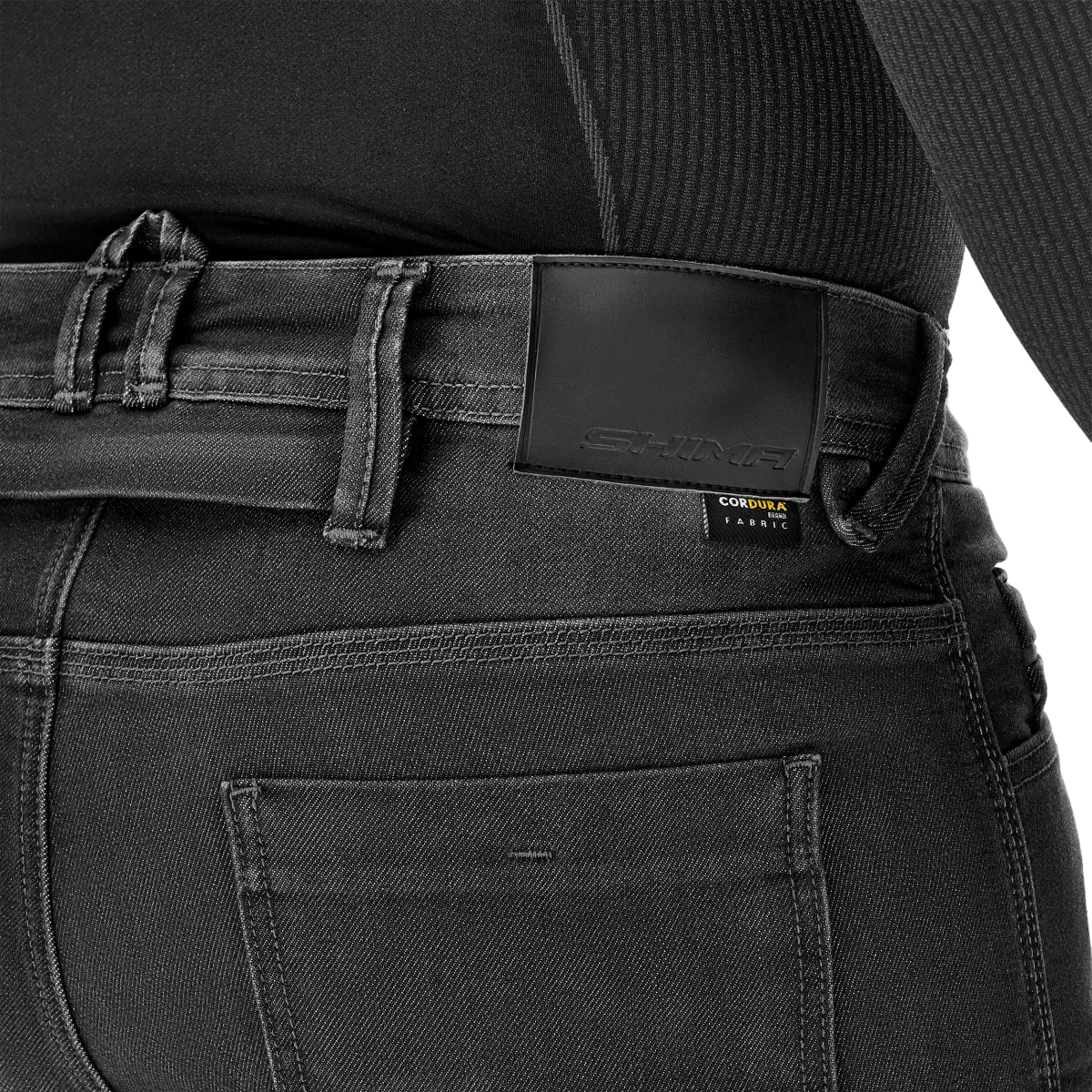 SHIMA RIDGE URBANO DE MOTOCICLISMO TURISMO PANTALONE HOMBRE NEGRO 