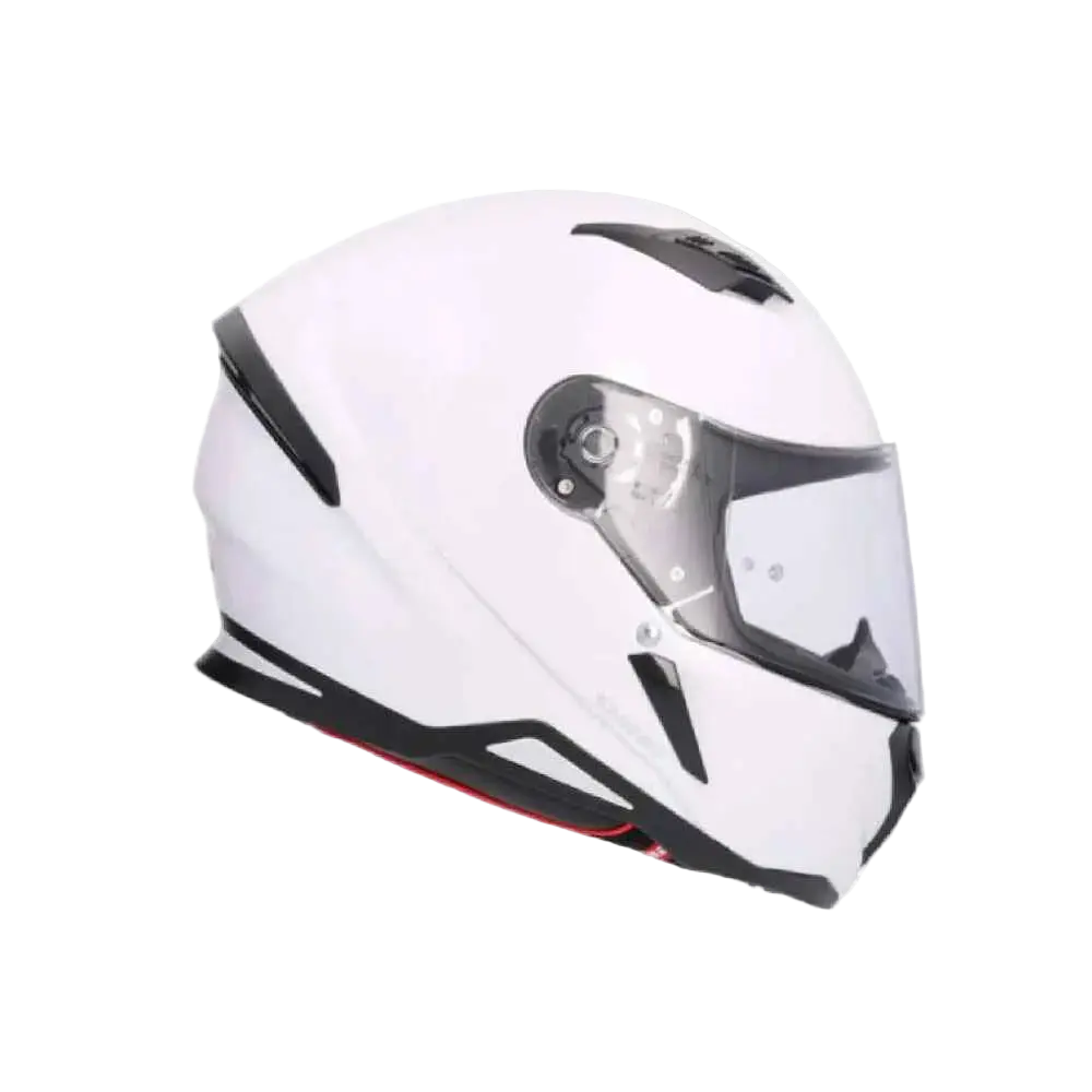 SHIRO HUNTER SH-890 EDGE Moto Integrali Caschi Blanco Perla 