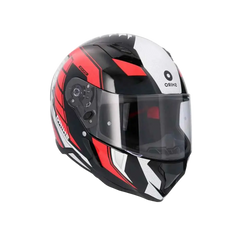 SHIRO HUNTER SH-890 EDGE Moto Integrali Caschi Nero Rosso Bianco 