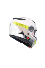 SHIRO EXPLORER MAVERICK Moto Modulari Caschi Blanco Grigio Giallo 
