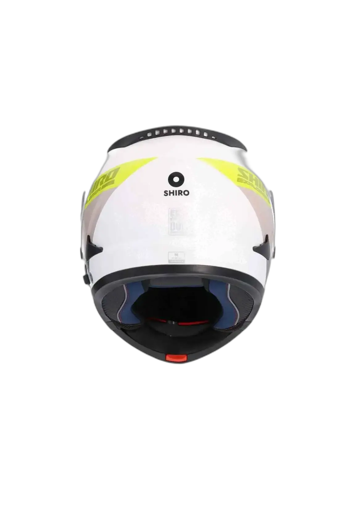 SHIRO EXPLORER MAVERICK Moto Modulari Caschi Blanco Grigio Giallo 