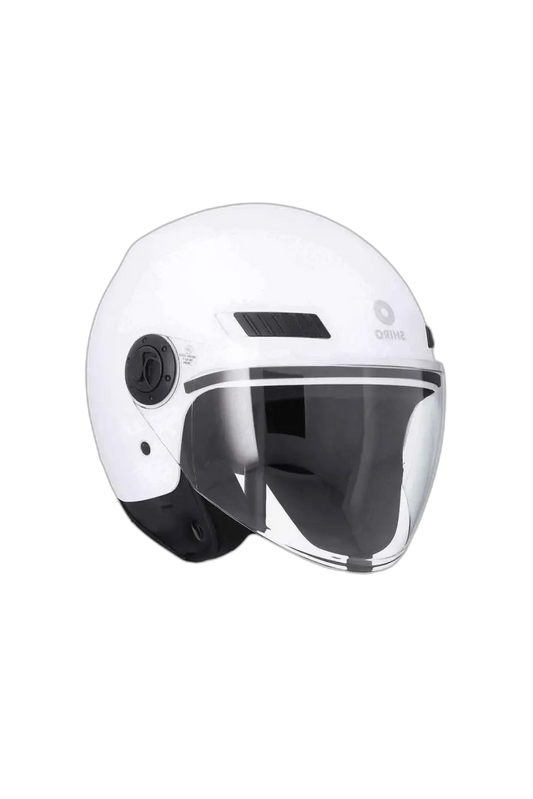 SHIRO SH-62 KIOTO Moto Jet Caschi Bianco 