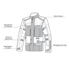 BELA CROSSROAD EXTREME WP 3 IN 1 CHAQUETA DE HOMBRE NEGRO 