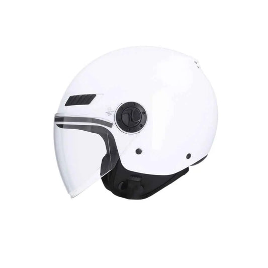 SHIRO SH-62 KIOTO Moto Jet Caschi Bianco