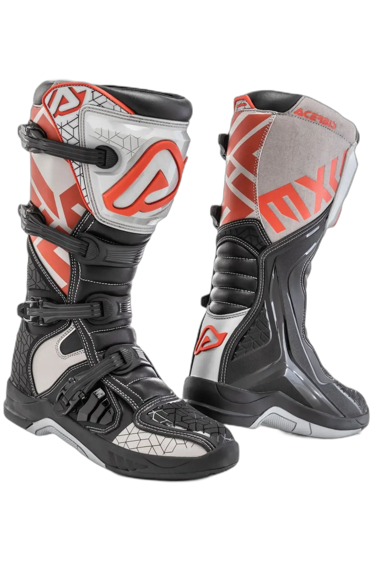 ACERBIS X-Team Stivali Da Moto Fuoristrada Nero Grigio 