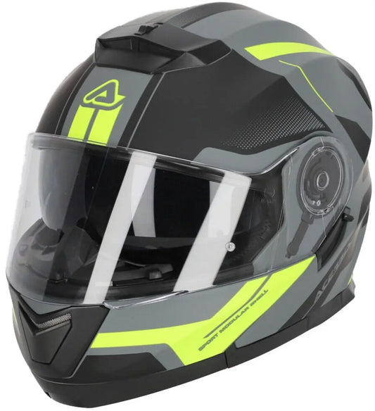 ACERBIS - CASCO MODULAR SEREL 22.06 Negro/Amarillo fluo - SECURTEX MOTOR S.L (t/a MaximoMoto)