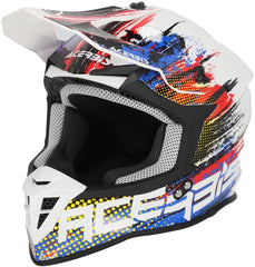 ACERBIS - CASCO LINEAR 2206 BIANCO/BLU/ROSSO - SECURTEX MOTOR S.L (t/a MaximoMoto)