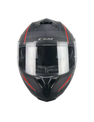 CGM 321G ATOM SPORT Moto Integrali Caschi Nero Rosso opaco